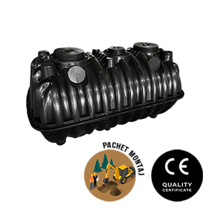 Tanker 1500 - Fosa Septica Tricamerala + Montaj